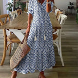 Bohemian Style Midi Dress