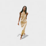 Satino Halter Dress