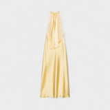 Satino Halter Dress