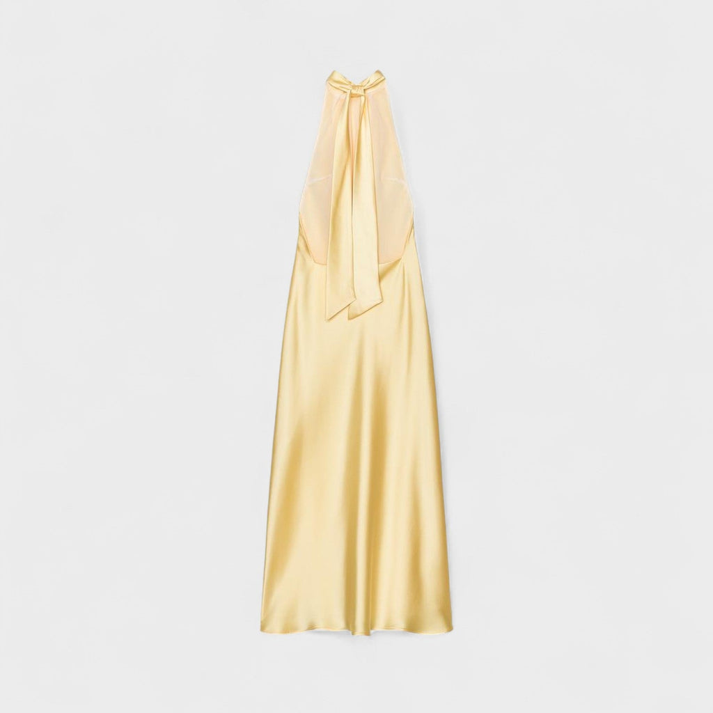Satino Halter Dress