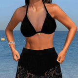 Stilingas Nėrinių Bikini Rinkinys