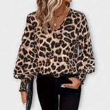 Chic Leopard Print Blouse