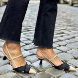 Stilingi slingback batai