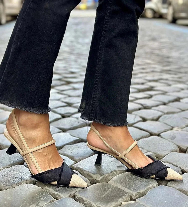 Stilingi slingback batai