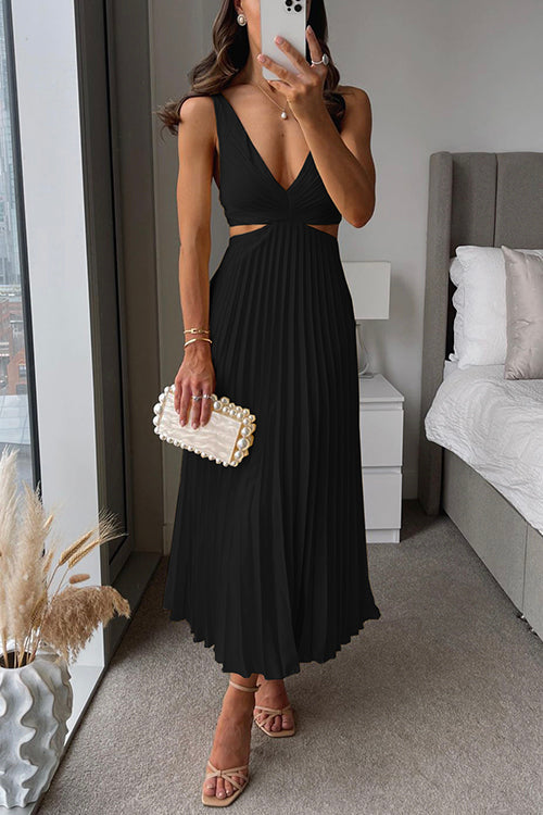 Midi Dress with Ruffles