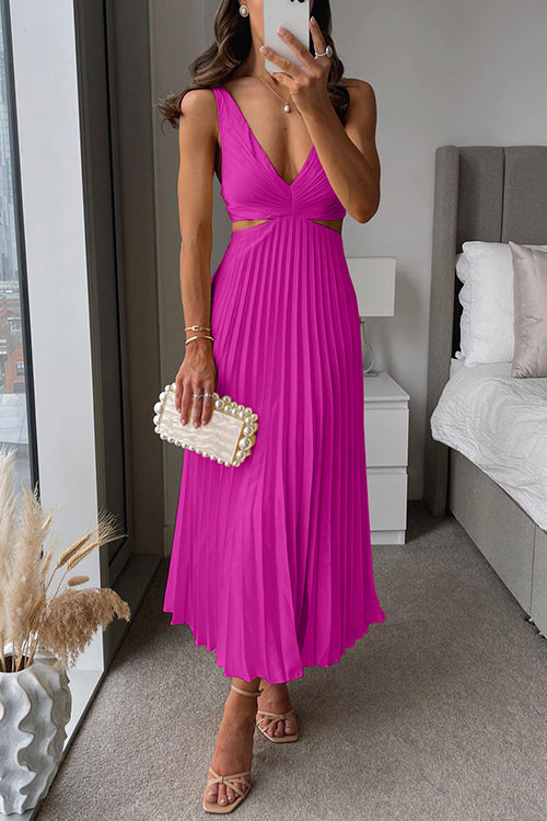 Midi Dress with Ruffles