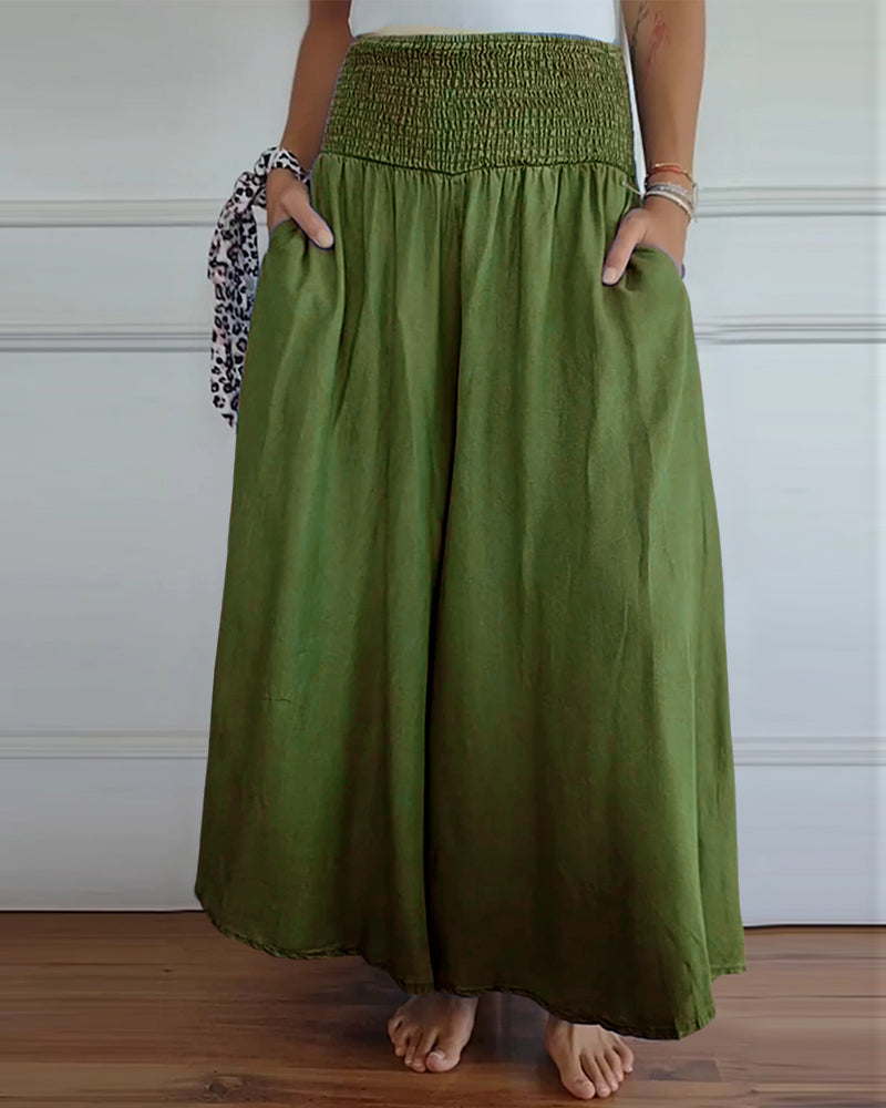 Wide Leg Trousers