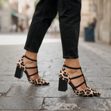 Elegantiški Leopardiniai Batai