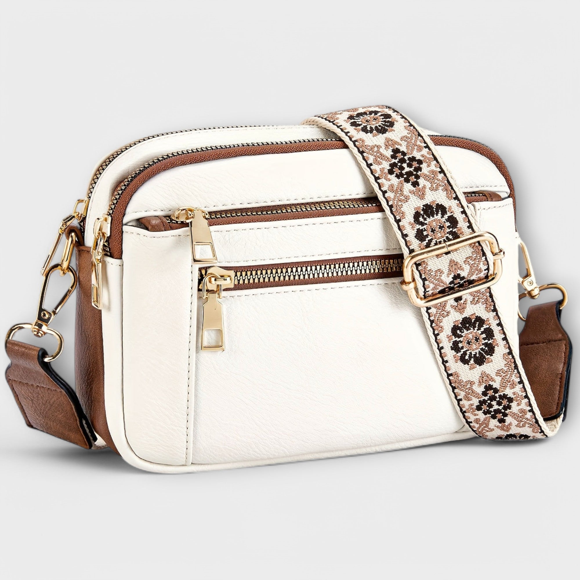 Vegan Leather Crossbody Bag