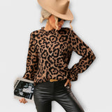 Leopard Print Blouse