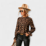 Leopard Print Blouse