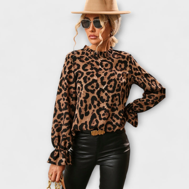 Leopard Print Blouse