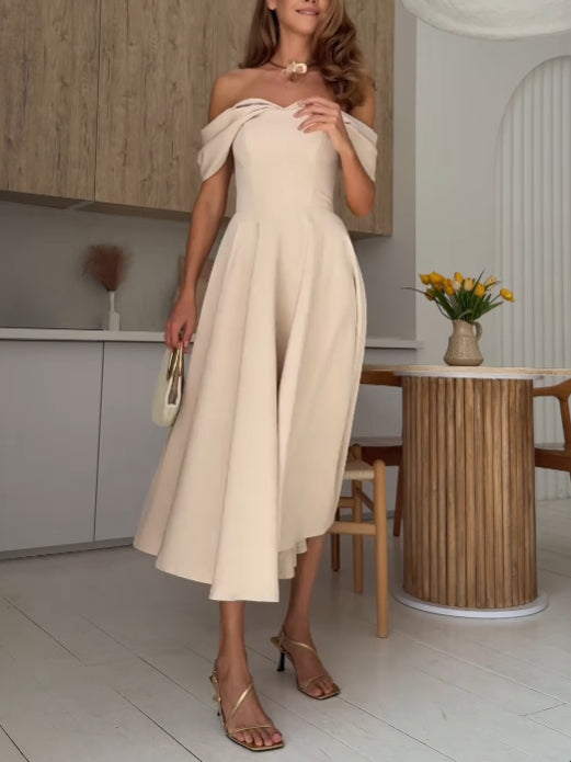 Stilinga Maxi Suknelė (Geltona)