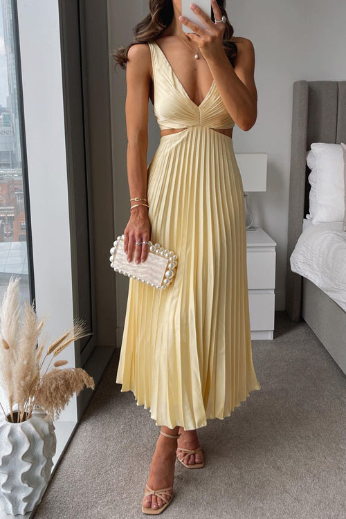 Midi Dress with Ruffles