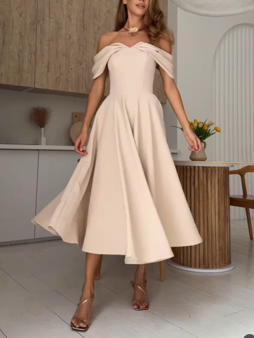 Stilinga Maxi Suknelė (Geltona)
