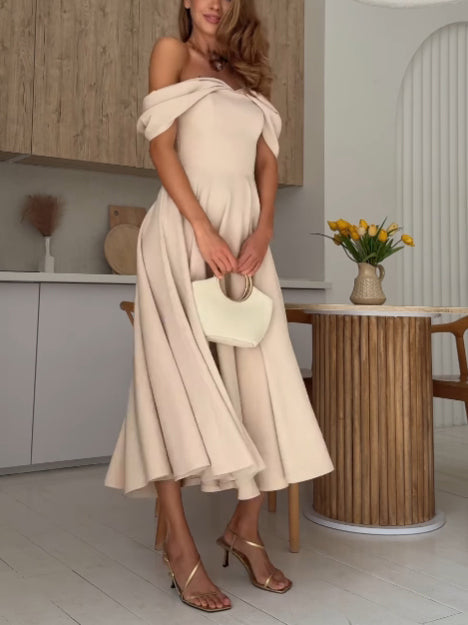 Stilinga Maxi Suknelė (Geltona)