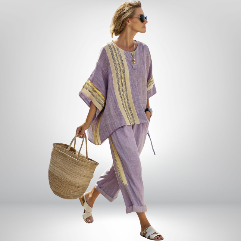 Boho Striped Set
