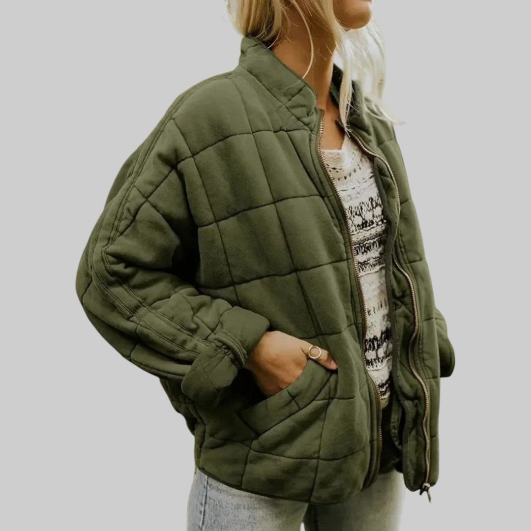 Ida | Elegantiška pamušalu oversized striukė