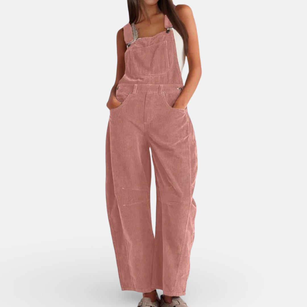 Platus Kojų Jumpsuitas