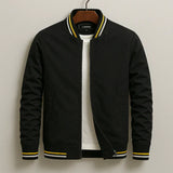 Striped Bomber Jacket