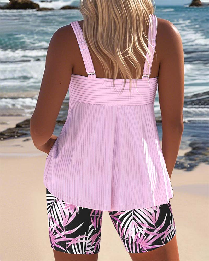 Spalvingas Tankini Komplektas