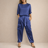 Satin Cargo Leisure Set