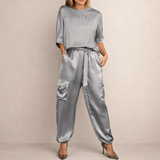 Satin Cargo Leisure Set