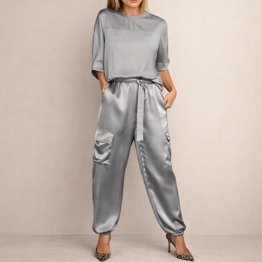 Satin Cargo Leisure Set
