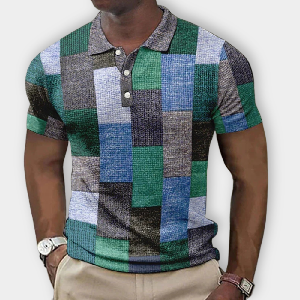Two-Tone Polo Shirt