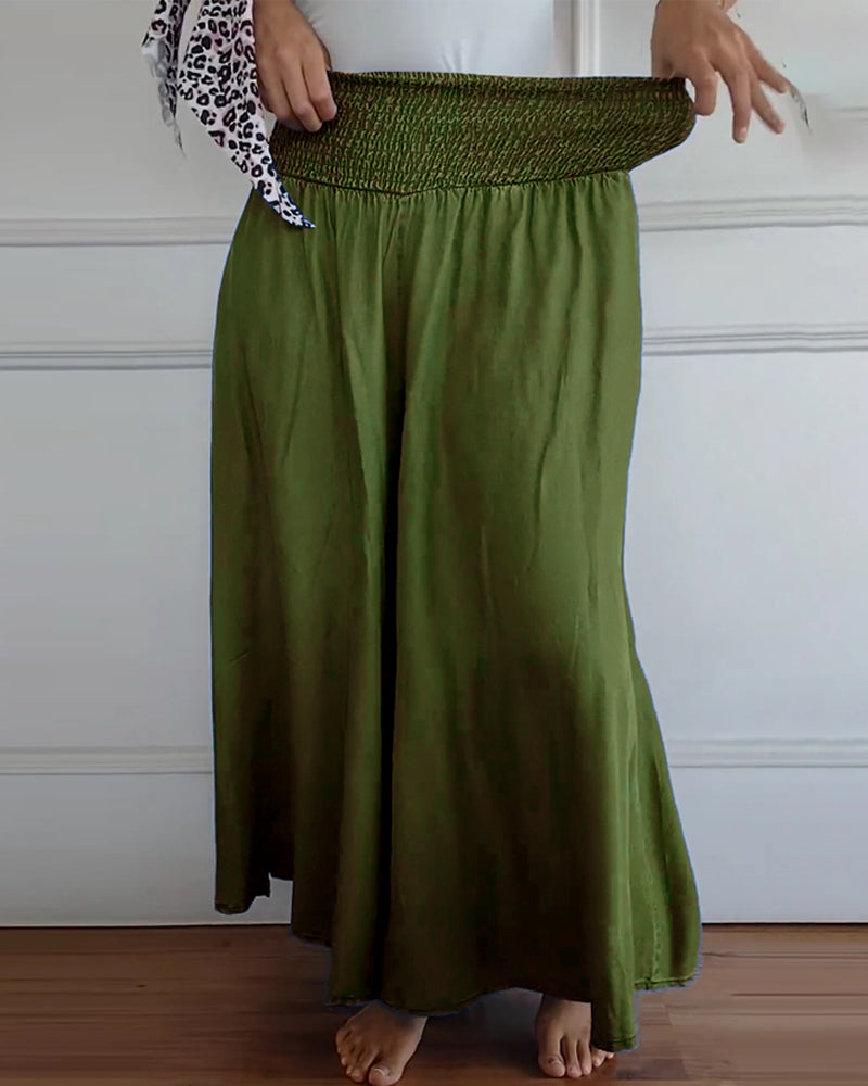 Wide Leg Trousers