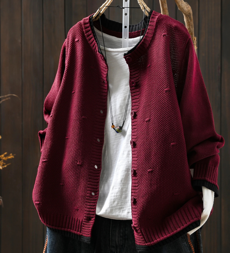 Textured Cardigan