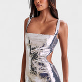 Sparkling Silver - Evening Dress