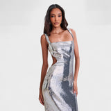 Sparkling Silver - Evening Dress