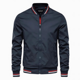 Striped Bomber Jacket