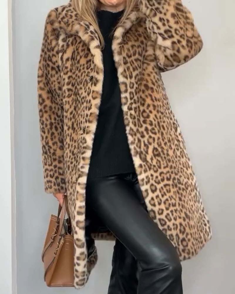 Ilgas Paltas su Leopardo Raštu