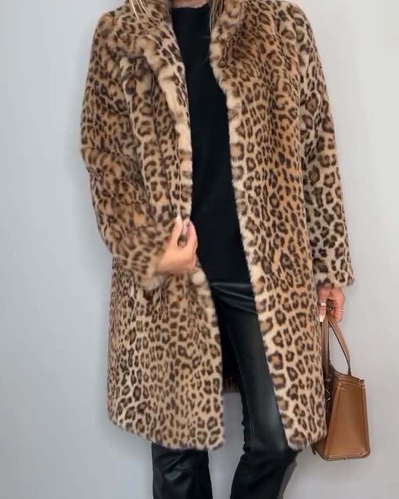 Ilgas Paltas su Leopardo Raštu