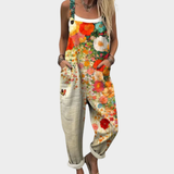 Patogus Spausdintas Jumpsuitas (Daugiaspalvis)