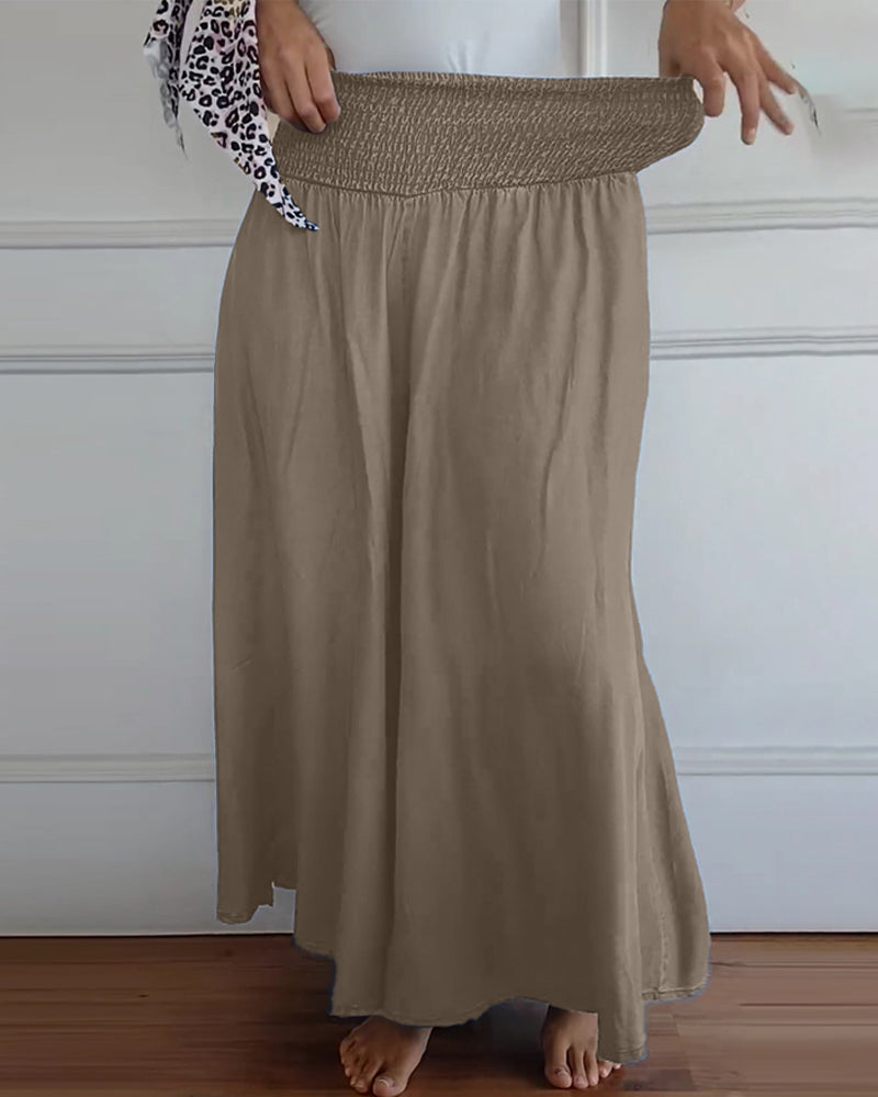 Wide Leg Trousers