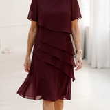 Elegantiška Ruffle Komforto Suknelė