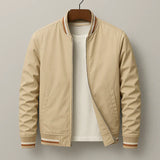 Striped Bomber Jacket