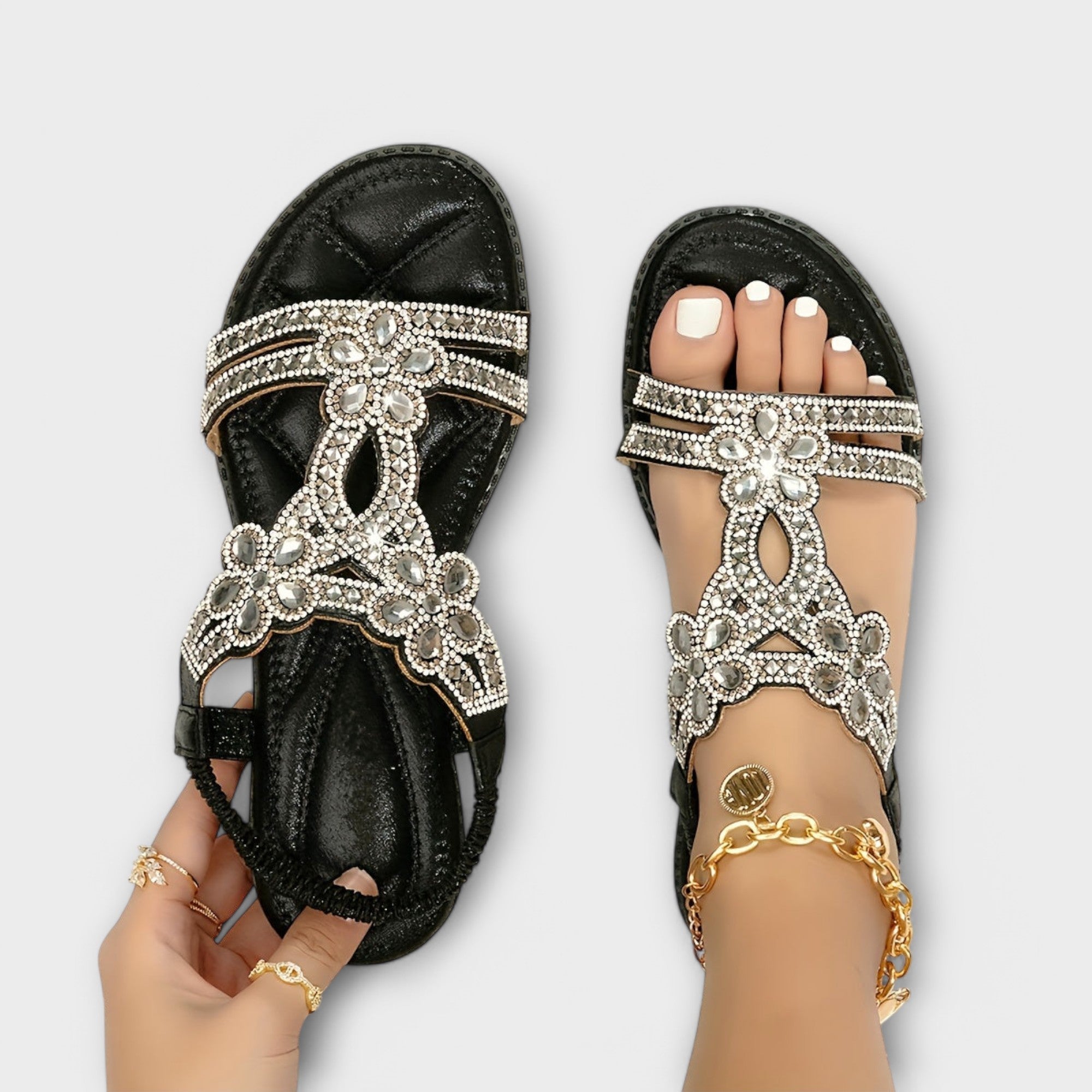 Boho Stiliaus Ortopediniai Sandalai