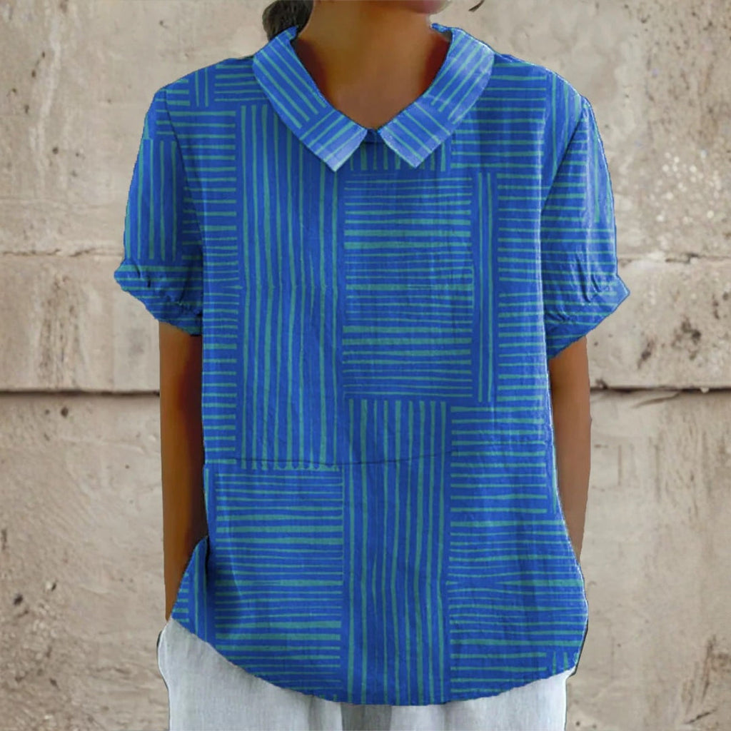 Geometric Striped Shirt (Modelis 2)