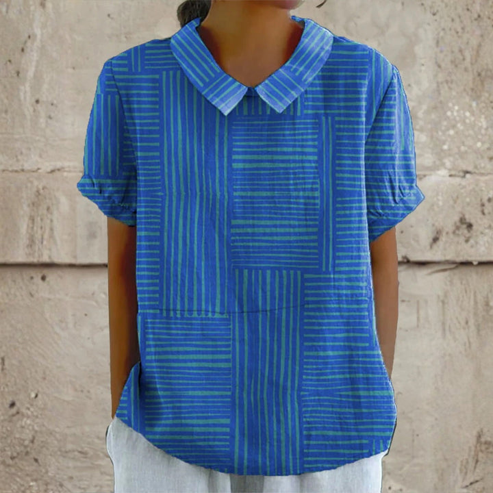 Geometric Striped Shirt (Modelis 2)