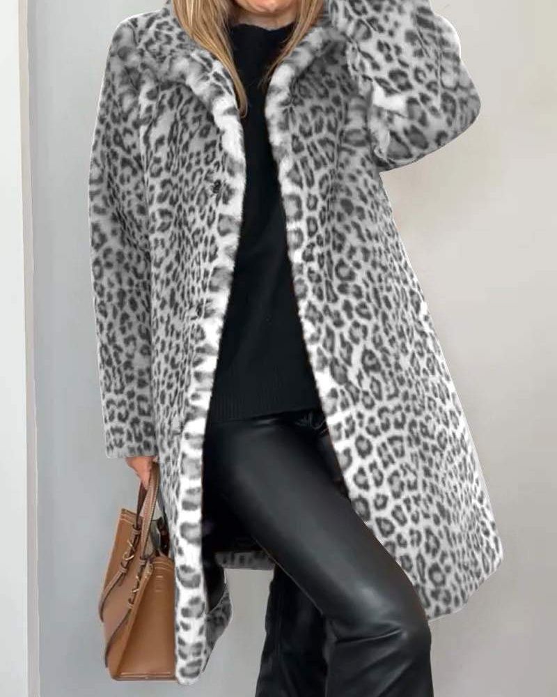 Ilgas Paltas su Leopardo Raštu