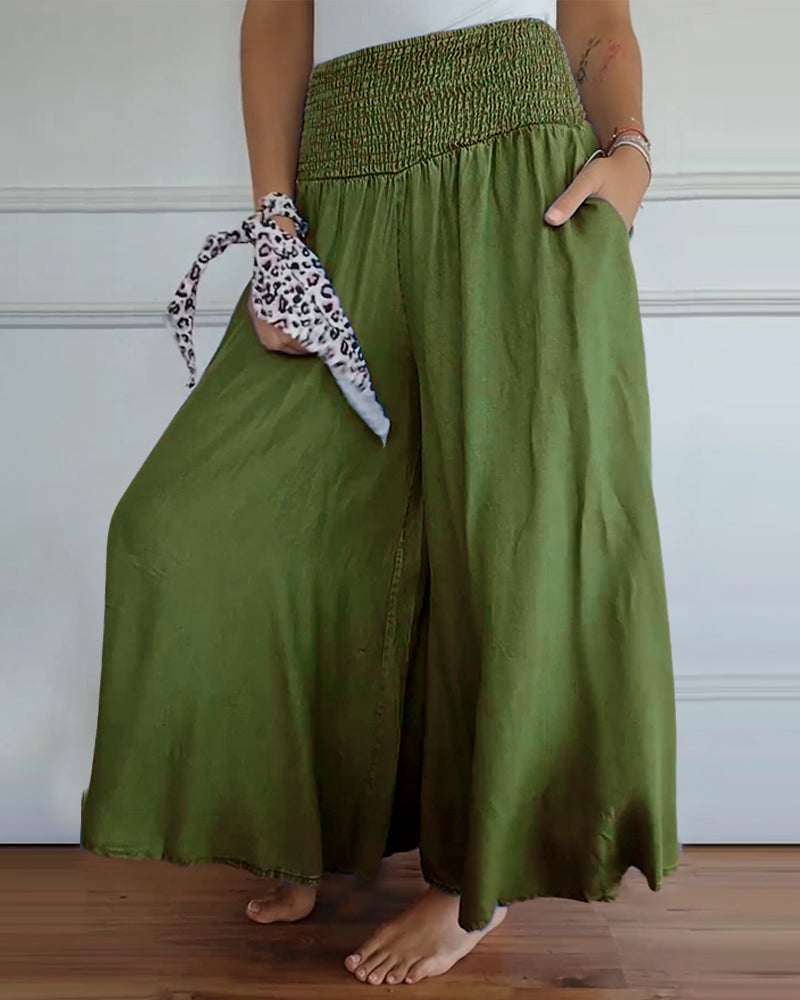 Wide Leg Trousers