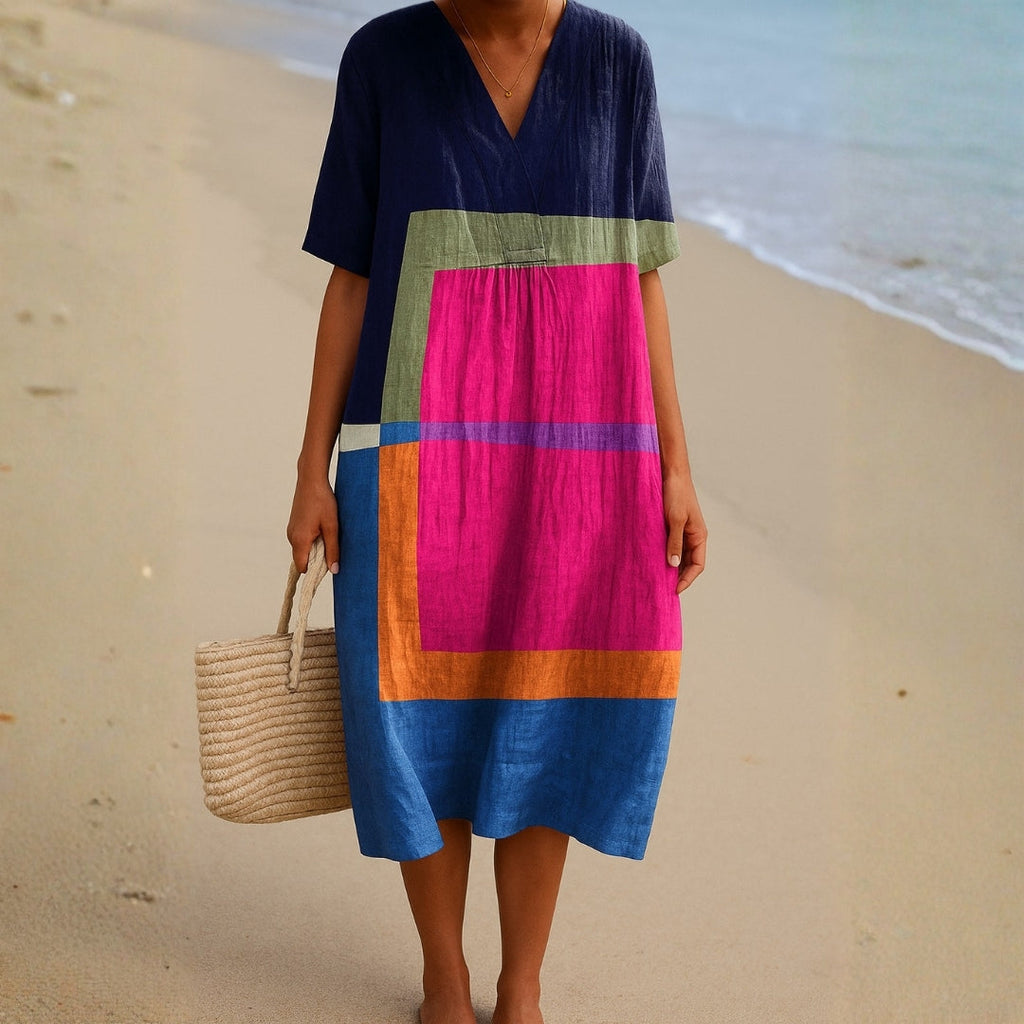 Vivid Color Dress