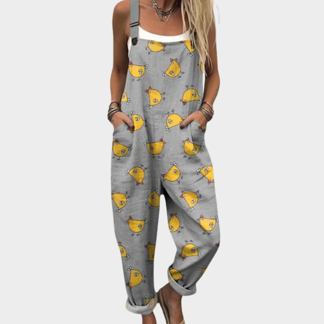 Patogus Raštuotas Jumpsuit'as