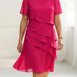 Elegantiška Ruffle Komforto Suknelė