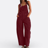 Platus Kojų Jumpsuitas