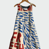 Dress with Sardine Pattern